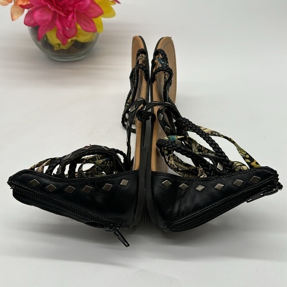 Call It Spring Black Gladiator Sandal Size 9 MCS5981C - Picture 4 of 7
